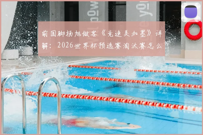 前国脚杨旭做客《竞速美加墨》详解：2026世界杯预选赛淘汰赛怎么踢？战术关键点与观看渠道一览